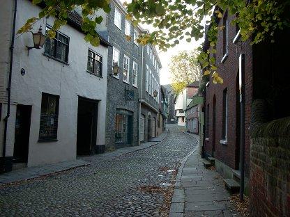 Norwich England Ancient Street